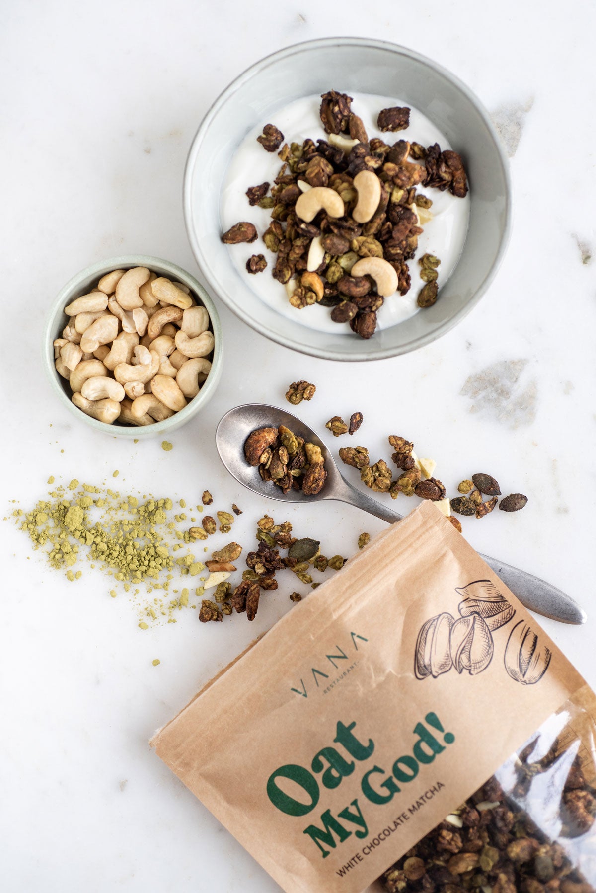 Granola Oat My God! by VANA - White Chocolate Matcha (400g)