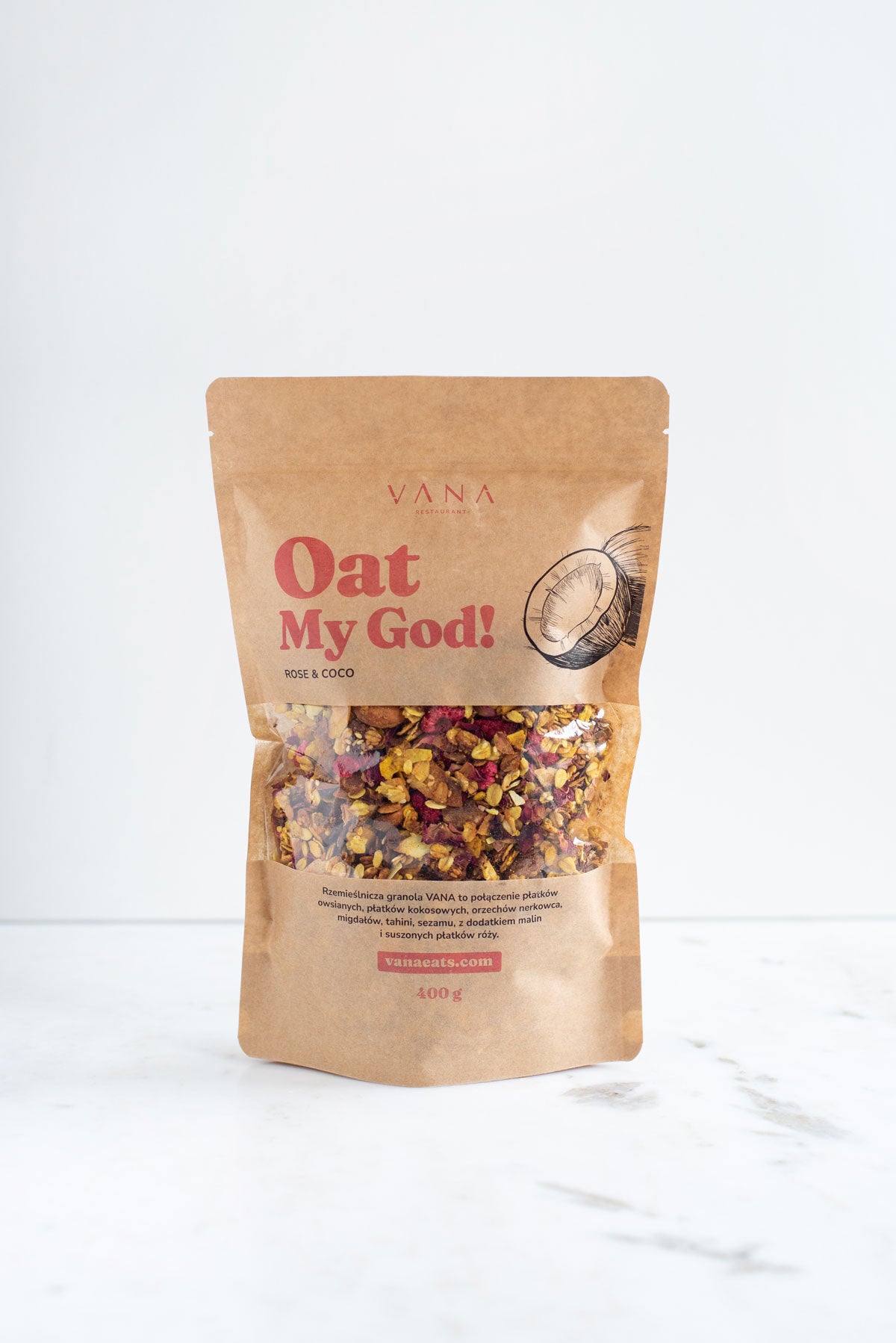 Granola Oat My God! by VANA - Rose & Coco (400g)